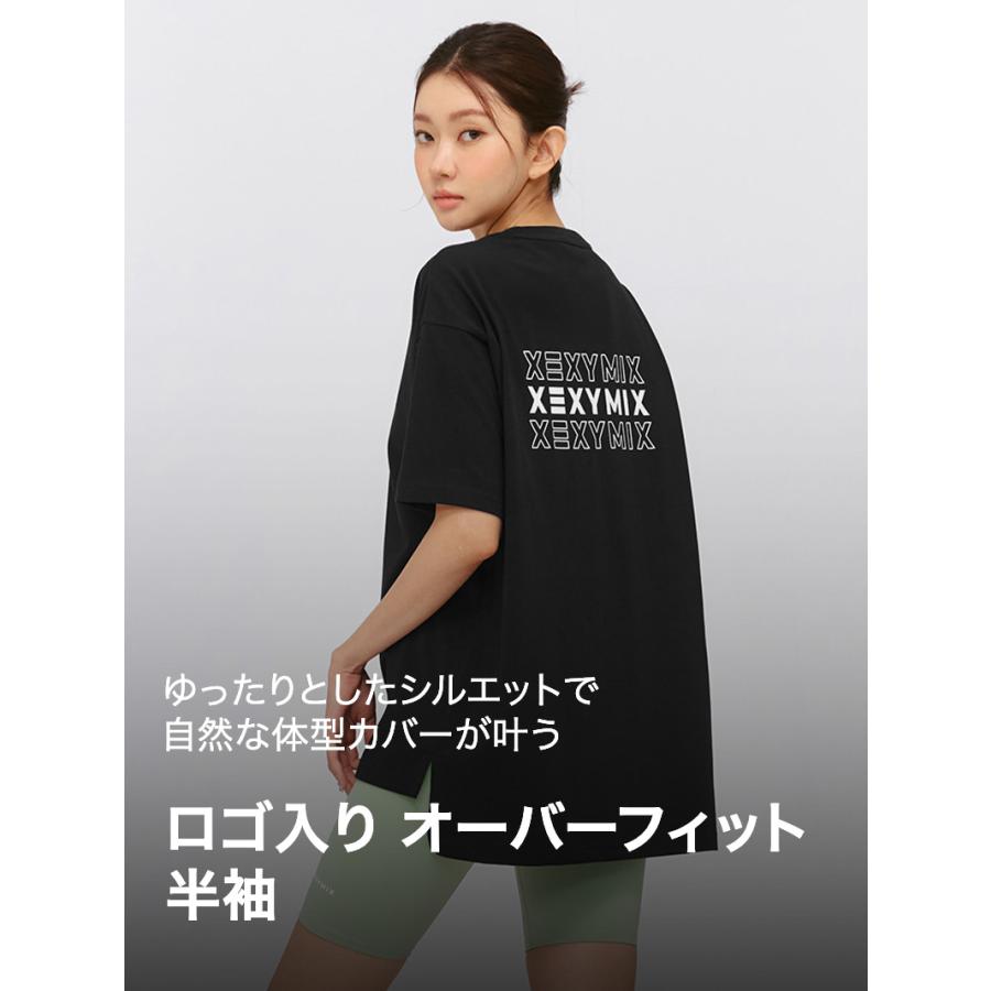 XEXYMIX（ゼクシィミックス） ヨガウェア 半袖 オーバーフィット T