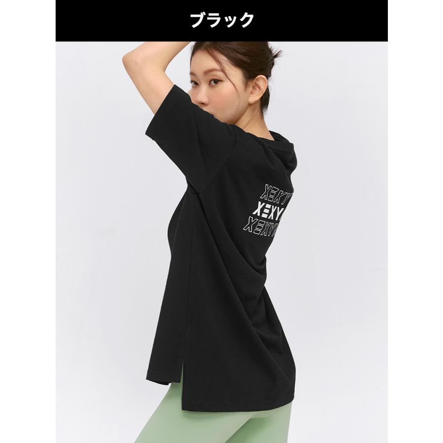 XEXYMIX（ゼクシィミックス） ヨガウェア 半袖 オーバーフィット T