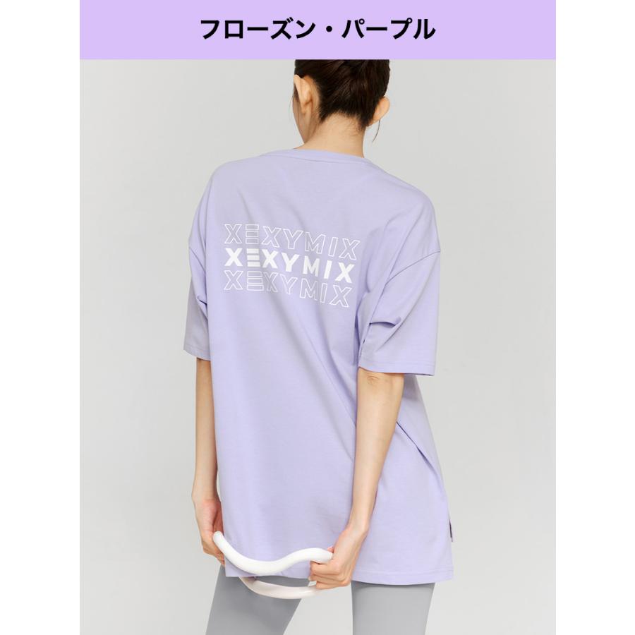 XEXYMIX（ゼクシィミックス） ヨガウェア 半袖 オーバーフィット T