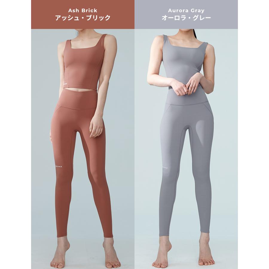 Xexymix ヨガ ウェア セットアップ XEXYMIX（ゼクシィミックス） ヨガウェア トップス カップ付