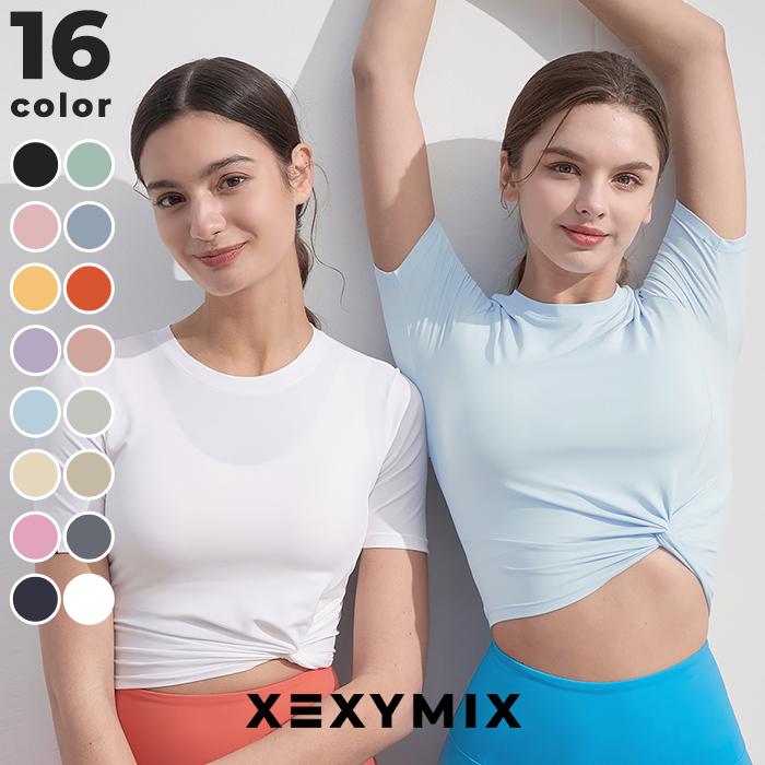 XEXYMIX ゼクシィミックス ゼクシーミックス クロップド丈 半袖 XEXYMIX ゼクシィミックス ゼクシーミックス クロップド丈 半袖