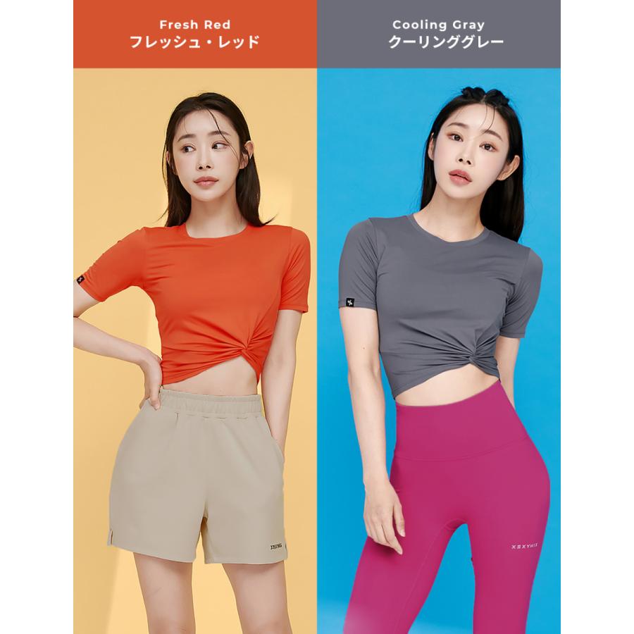 XEXYMIX ゼクシィミックス ゼクシーミックス クロップド丈 半袖 XEXYMIX ゼクシィミックス ゼクシーミックス クロップド丈 半袖