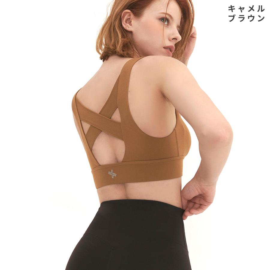 ヨガウェア トップス カップ付 レディース ヨガ ブラトップ ピラティス