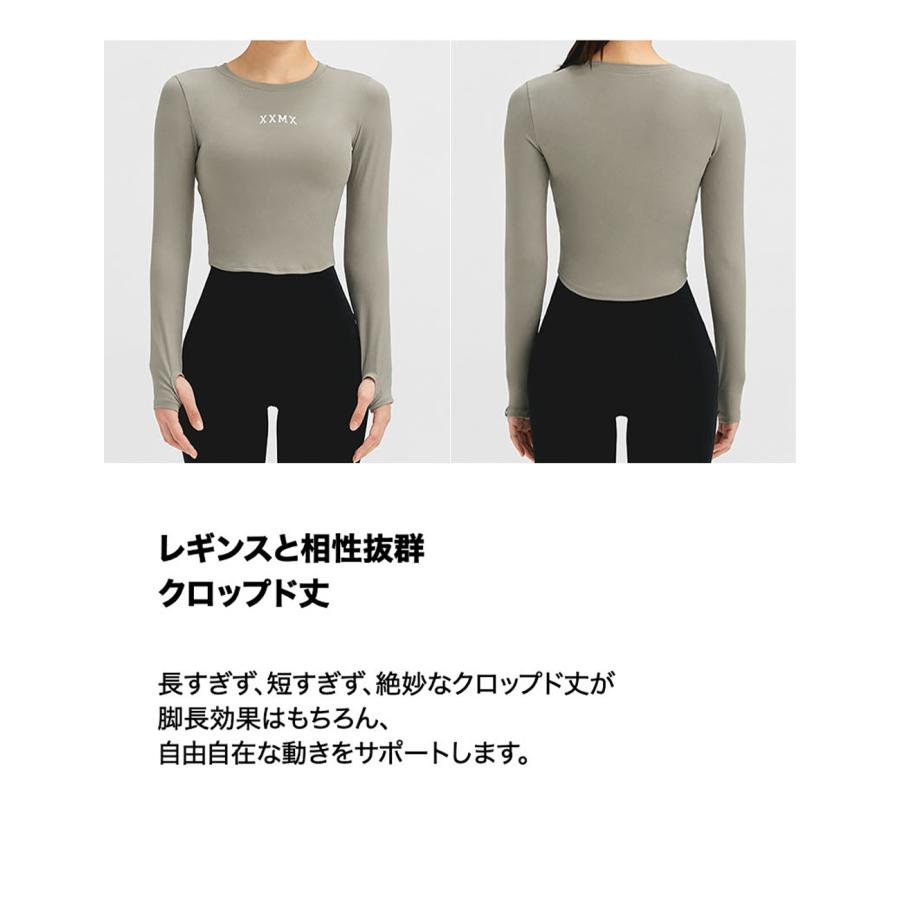 XEXYMIX ゼクシィミックス ゼクシーミックス 長袖 Tシャツ ヨガトップス ヨガウェア トップス XT4368G ロンT｜xexymix｜07