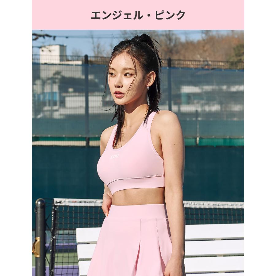 薄いピンク ノースリーブ ヨガウェア セットMサイズ XEXYMIX（ゼクシィミックス） ゼクシーミックス ブラトップ ブラカップ