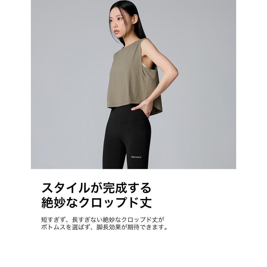 XEXYMIX（ゼクシィミックス） ヨガウェア トップス ノースリーブ ヨガ