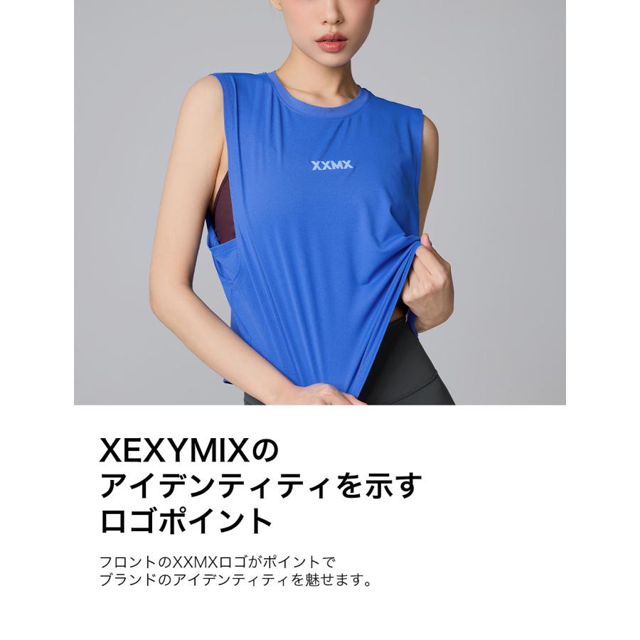 XEXYMIX（ゼクシィミックス） ヨガウェア トップス ノースリーブ ヨガ