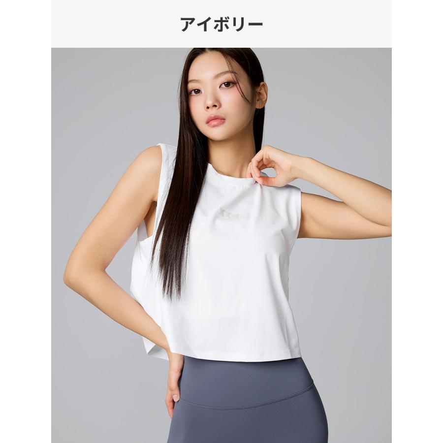 XEXYMIX（ゼクシィミックス） ヨガウェア トップス ノースリーブ ヨガ