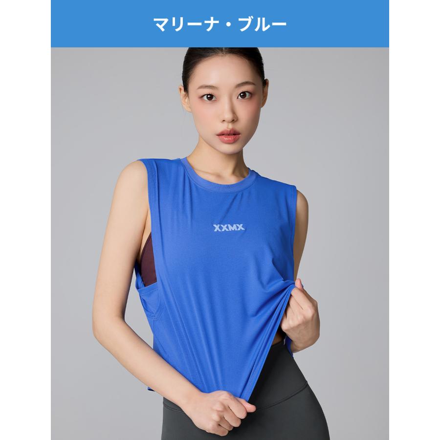 XEXYMIX（ゼクシィミックス） ヨガウェア トップス ノースリーブ ヨガ