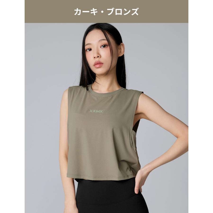XEXYMIX（ゼクシィミックス） ヨガウェア トップス ノースリーブ ヨガ