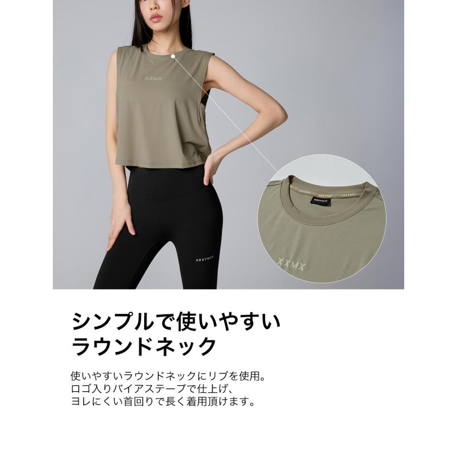 XEXYMIX（ゼクシィミックス） ヨガウェア トップス ノースリーブ ヨガ