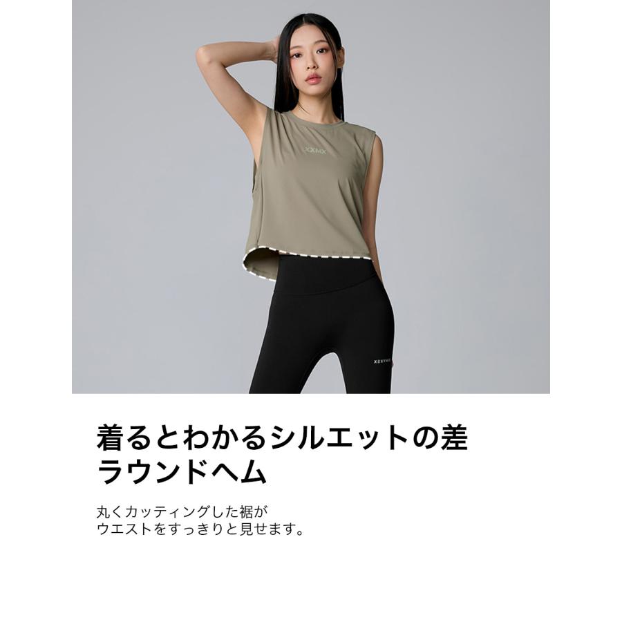 XEXYMIX（ゼクシィミックス） ヨガウェア トップス ノースリーブ ヨガ