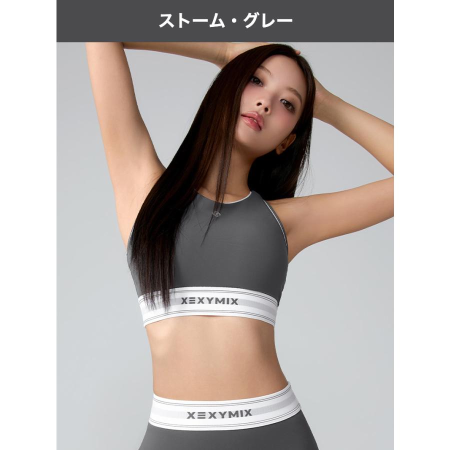 新品未使用 XEXYMIX ゼクシィミックス タンクトップ ヨガ 白黒 セット XEXYMIX（ゼクシィミックス） ゼクシーミックス クロップド丈 タンク