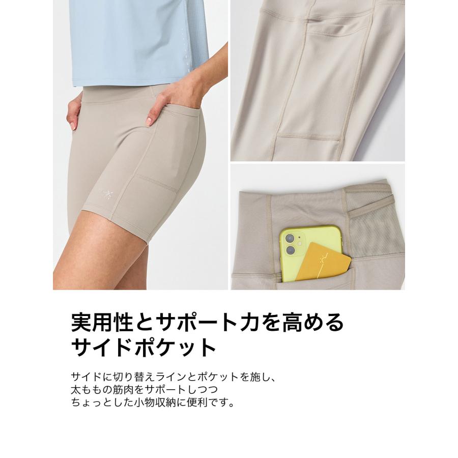 XEXYMIX（ゼクシィミックス） ヨガウェア ショートレギンス 3.5分丈