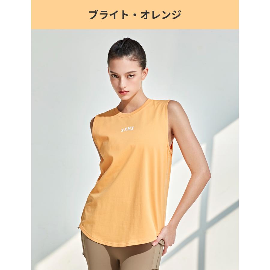 XEXYMIX（ゼクシィミックス） ノースリーブ ヨガウェア トップス ヨガ