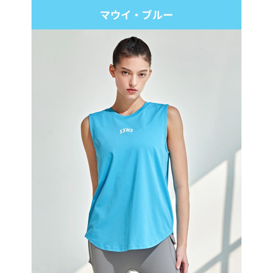 XEXYMIX（ゼクシィミックス） ノースリーブ ヨガウェア トップス ヨガ