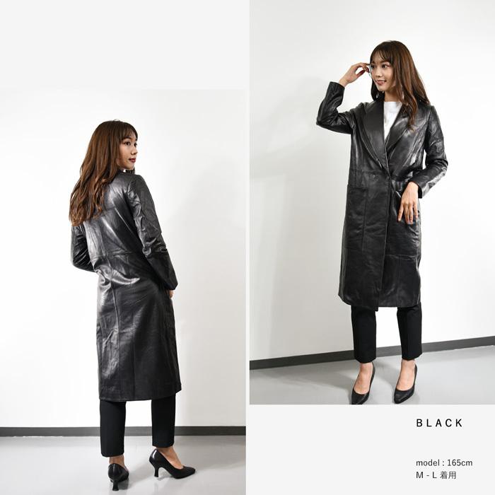 ⭐️イタリア本革　コート Merfirge 爆買 スタンドカラーコート 本革 ラム レザー 本皮