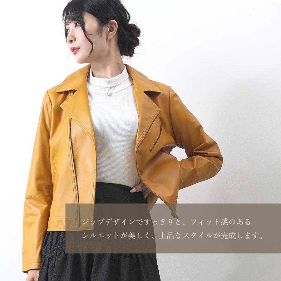 本革 ラム 羊革 ライダース ジャケット 3サイズ展開 レディース 本革 ラム 羊革 ライダース ジャケット 3サイズ展開 レディース