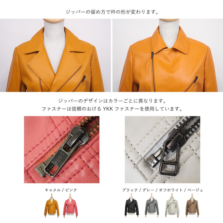 本革 ラム 羊革 ライダース ジャケット 3サイズ展開 レディース 本革 ラム 羊革 ライダース ジャケット 3サイズ展開 レディース