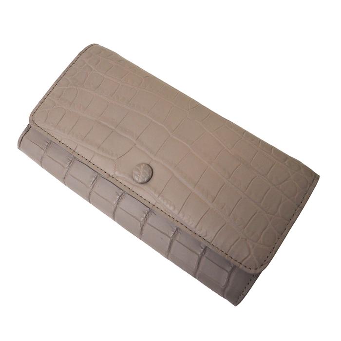 在庫処分 お財布ポシェット 3WAY 本物 クロコダイル 長財布