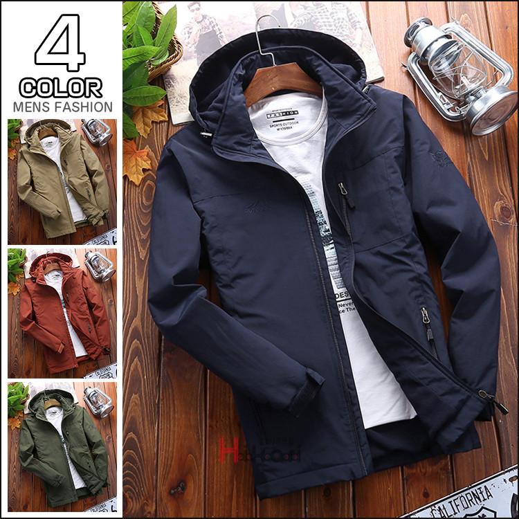 マウンテンパーカー メンズ 裏起毛 ミリタリージャケット ウインドブレーカー フード付き ジャケット アウトドア 父の日 プレゼント Xhk Xhkヤフー店 通販 Yahoo ショッピング