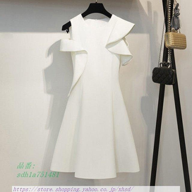 コンサバ ワンピース ミニ丈 変形フリル ショルダーフリル 画像色 春 ランチディナー 夏 デート Aライン 婚活 同窓会 Sdh1a 奇跡の花 通販 Yahoo ショッピング