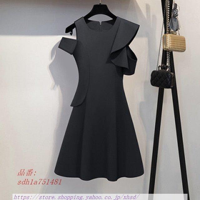 コンサバ ワンピース ミニ丈 変形フリル ショルダーフリル 画像色 春 ランチディナー 夏 デート Aライン 婚活 同窓会 Sdh1a 奇跡の花 通販 Yahoo ショッピング