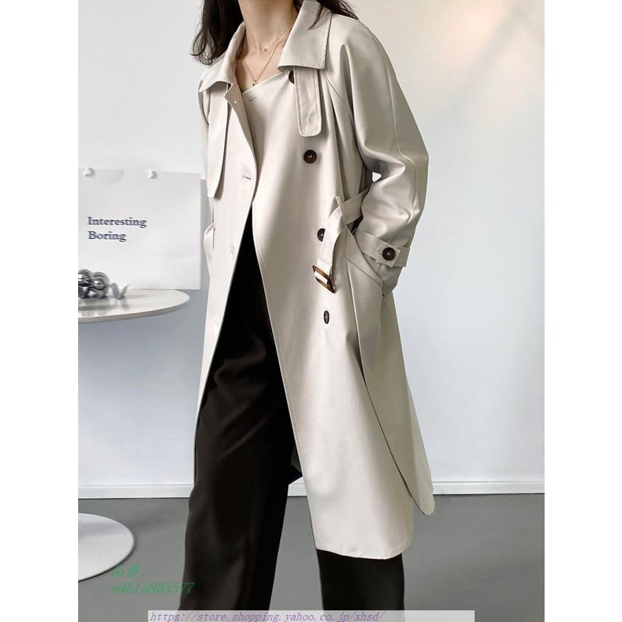 アウトレット 送料無料 リボン ロングコート 秋コート 春 レディース トレンチコート 100丈 30代 40代 50代 大きいサイズ アウター トレンチコート サイズ M