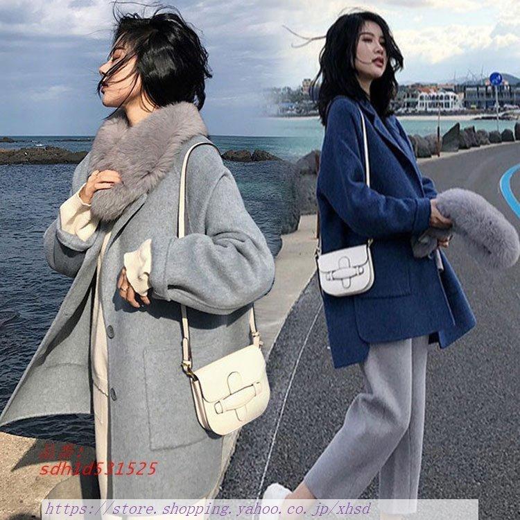 ラシャコート レディース ミディアム丈 水色 チェスターコート アウター ロングアウター 代 韓国風 ロングコート 暖かい ブルー 冬服 30代 厚手 お洒落 Sdh1d 奇跡の花 通販 Yahoo ショッピング