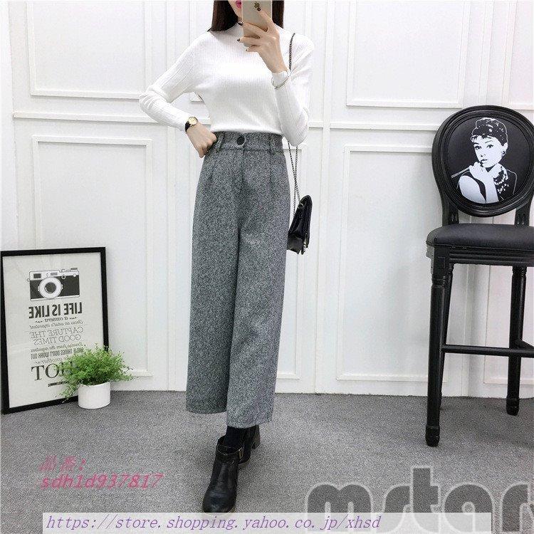 パンツ レディース ワイドパンツ 九分丈 チェスターパンツ おしゃれ 30代 40代 50代 有名人芸能人