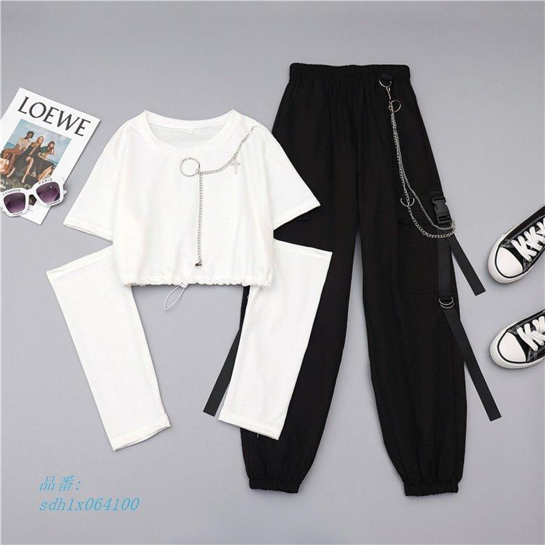 レディースファッション デウス エクスマキナ レディース セットアップ Tシャツ 長袖 ロングパンツ カジュアル ジャズ 夏 クール ダンスウェア 女子上下セット Ou2dfljok8 Wrestlesquare Com