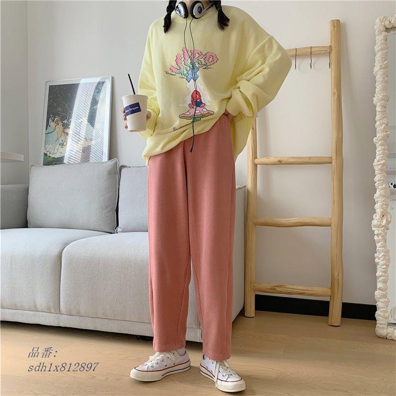 パンツ レディース 春 ボスウェット ワイドパンツ おしゃれ 韓国 かわいい 私服 女子 高校生 中学生 ティーンズファッション Sdh1x8127 奇跡の花 通販 Yahoo ショッピング