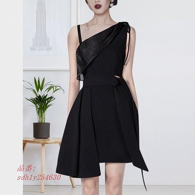 超歓迎 ワンショルダー 10代 韓国 結婚式 代 30代 パーティードレス レディース ワンピース ミニ丈 カジュアル フレアスカート ストラップ パーティドレス サイズ 取寄せl Www Iccal Net