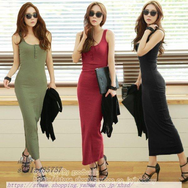 内祝い マキシワンピース レディース 無地 タイトワンピ 春 夏 セクシー Uネック タンクワンピ細身 ミモレ丈 キャミワンピ ロングワンピ インナー タイト ノースリーブ 驚きの安さ Turningheadskennel Com