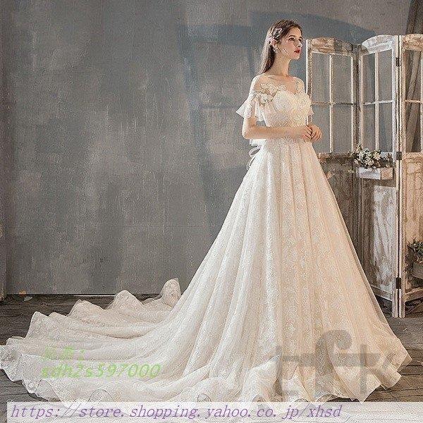 最高品質の パーティードレス ウェディングドレス白 ウェディングドレス パフスリーブ お呼ばれ 結婚式 挙式 二次会 露背 姫系 レース 簡約 花嫁ロングドレス その他のコスプレ衣装 サイズ L Hqpt Com