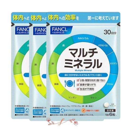 ファンケル（fancl）マルチミネラル(栄養機能食品) 90日分 サプリ サプリメント ミネラル 健康サプリ ]（徳用3袋セット）