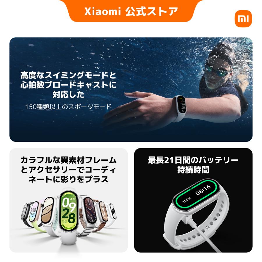 Xiaomi（シャオミ） Xiaomi Smart Band 10 スマートウォッチ 1.72