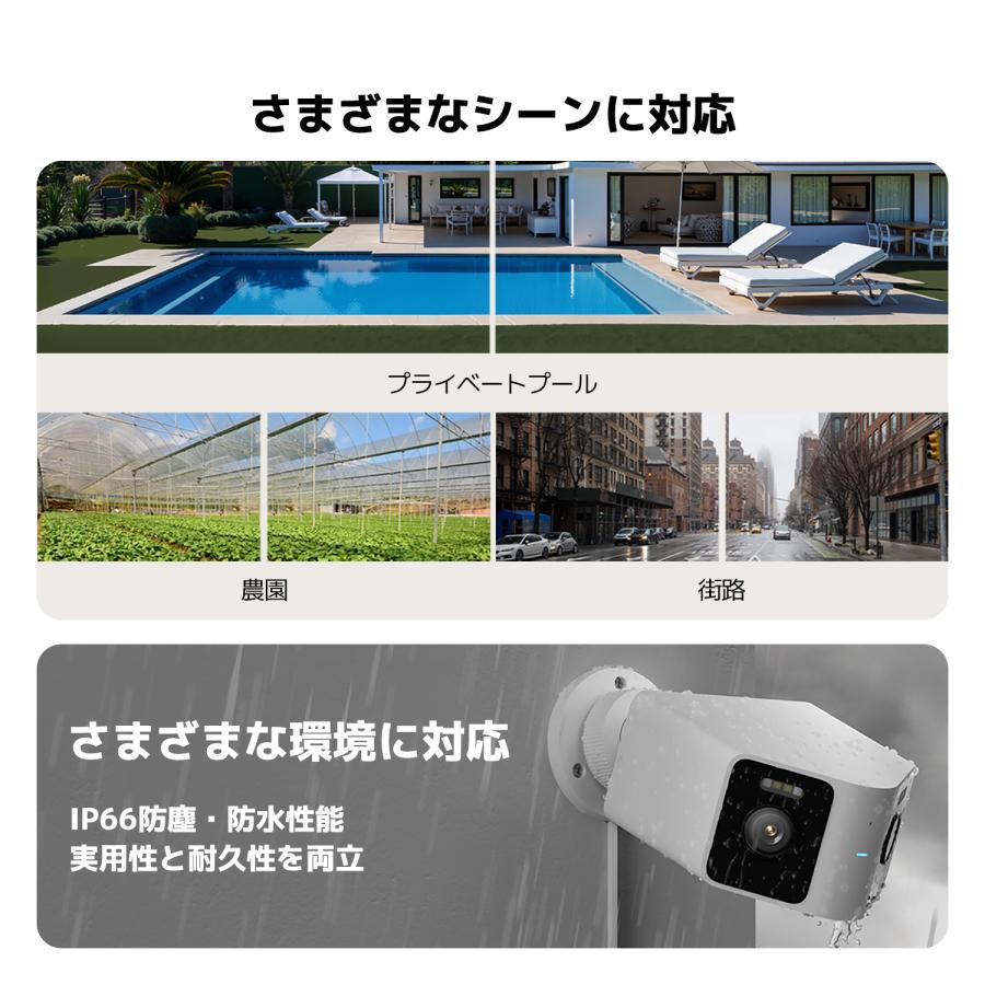 新発売！】Xiaomi 屋外カメラ CW100 Dual 防犯カメラ 幅広いシーンに