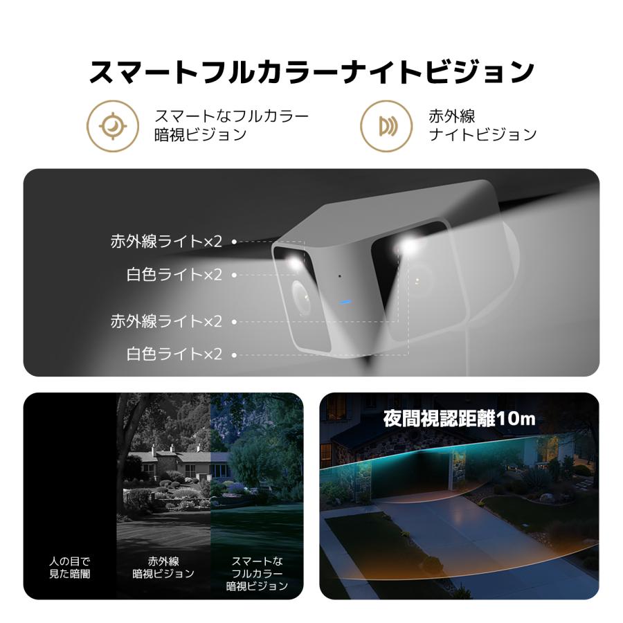 新発売！】Xiaomi 屋外カメラ CW100 Dual 防犯カメラ 幅広いシーンに