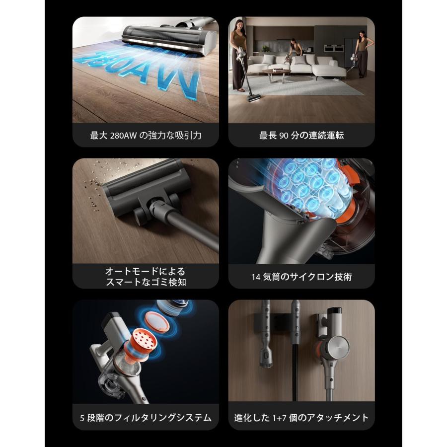 Xiaomi（シャオミ）コードレス掃除機 G30 Max 280AW超強力吸引｜ゴミを