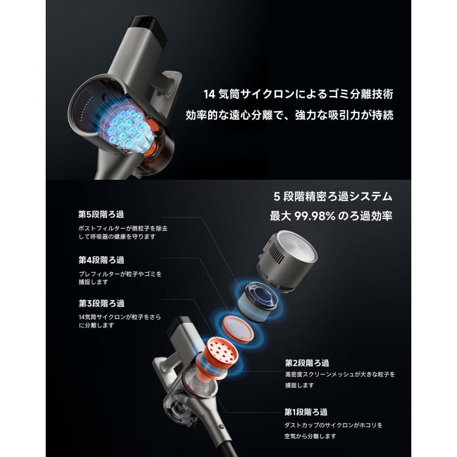 Xiaomi（シャオミ）コードレス掃除機 G30 Max 280AW超強力吸引｜ゴミを