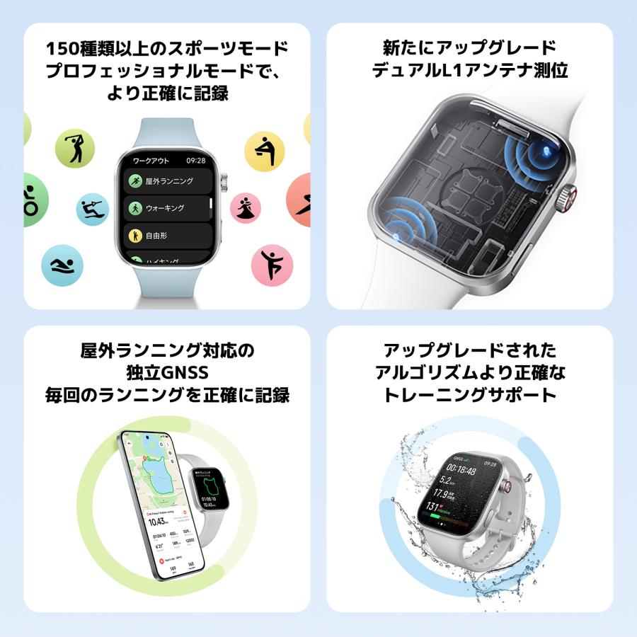 【1820円OFFクーポン 6/7 0:00〜23:00まで】REDMI Watch 6 スマートウォッチ 2.07インチ大画面 9.9mm薄型 最大24日間使用 2000nits高輝度 GNSS対応の画像