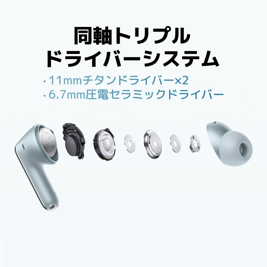 REDMI Buds 8 Pro ノイキャン ワイヤレスイヤホン 最大55dB ANC 長持ち