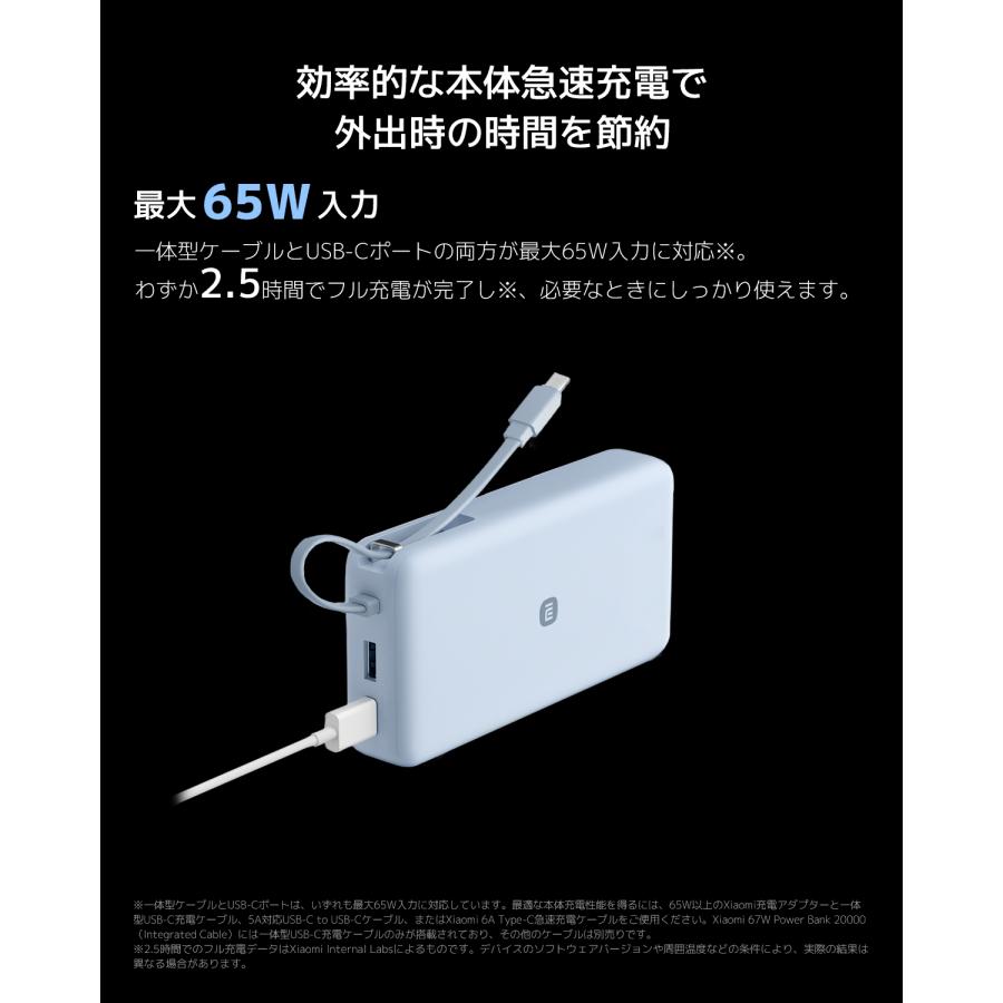 500円OFFクーポン 6/18 18:00〜6/23 0:00】Xiaomi 67W Power Bank