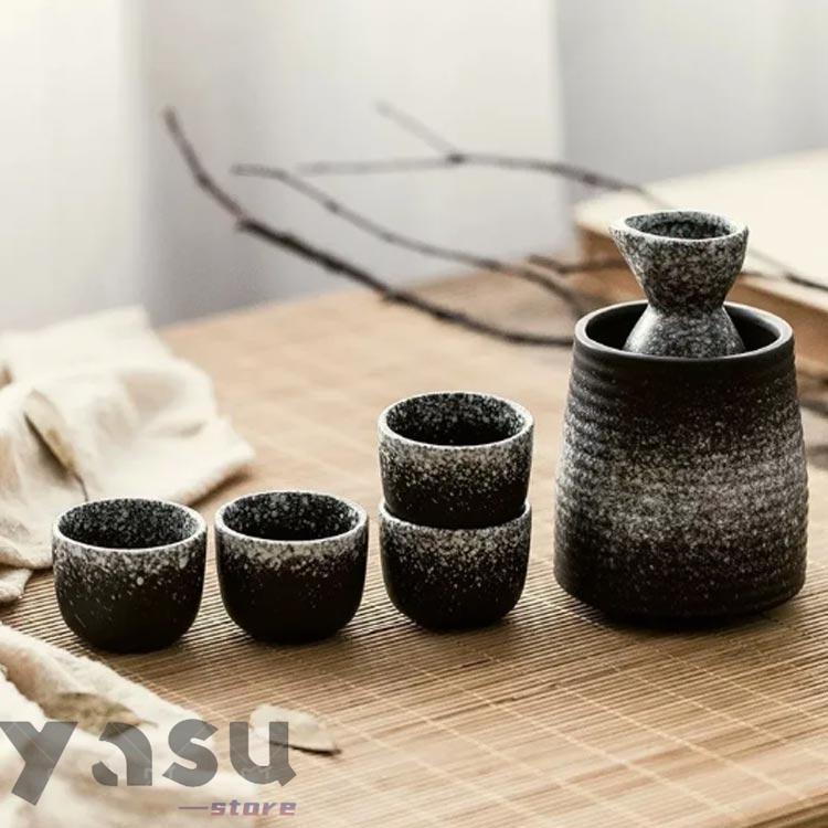 温め 温め器 徳利 とっくり 6点セット 酒燗器 お猪口 熱燗 おちょこ 