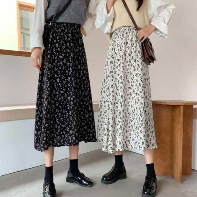 きれいめ 小花柄 レース スカート 冬 春 ロング丈 女子会 花柄 きれいめ 小花柄 レース スカート 冬 春 ロング丈 女子会 花柄