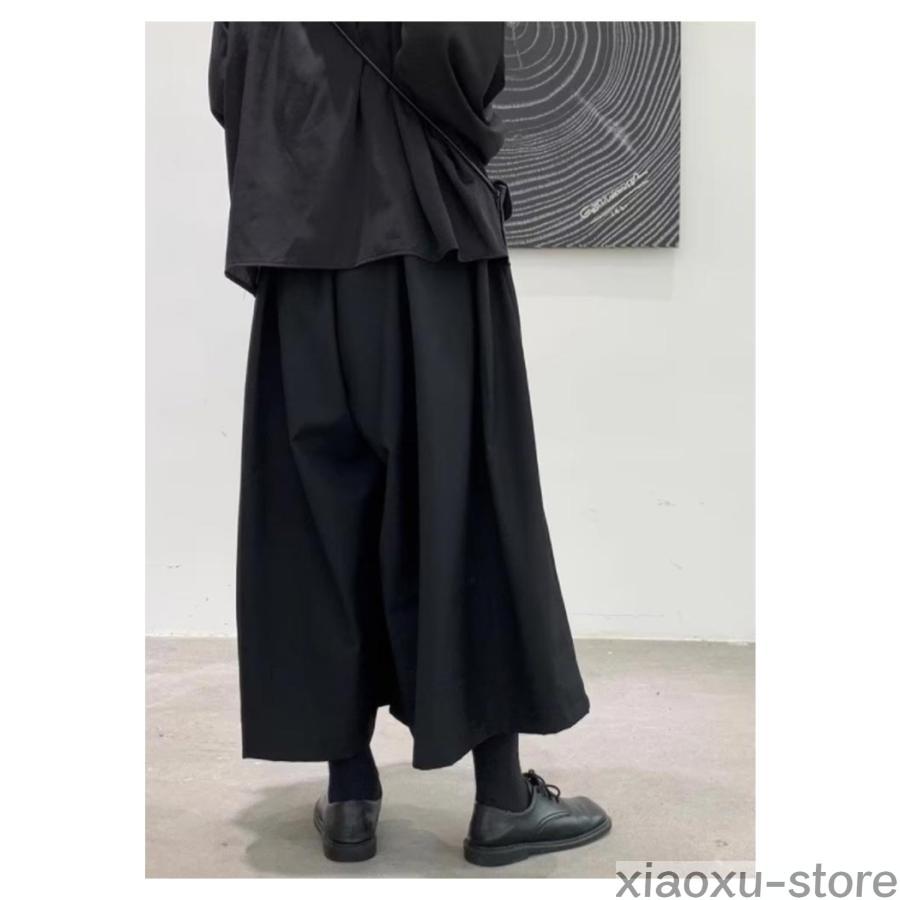 メンズ ワイドパンツ 袴パンツ 大きいサイズ ガウチョパンツ 9分 メンズ ワイドパンツ 袴パンツ 大きいサイズ ガウチョパンツ 9分