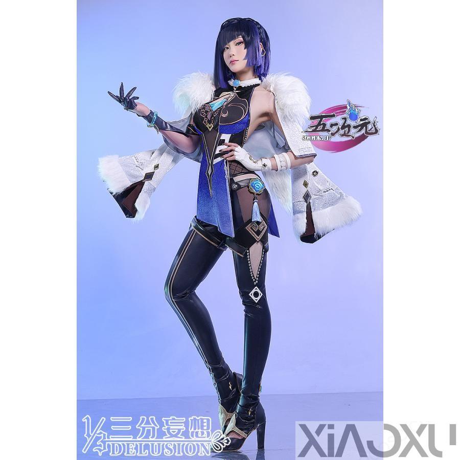 三分妄想 原神 コスプレ 夜蘭 イェラン 衣装 ※ウィッグ 靴 武器 追加可 