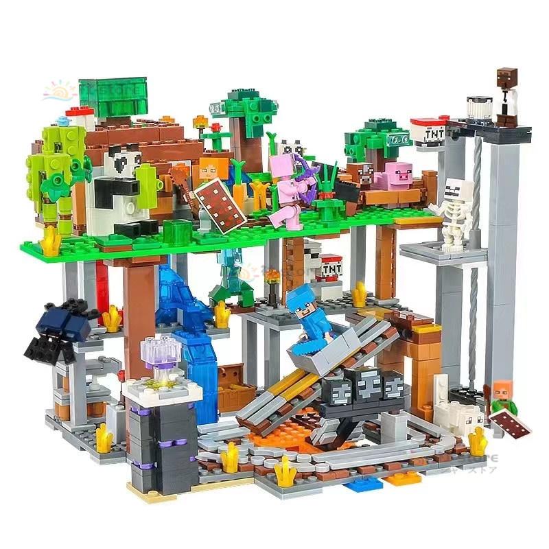 ミニフィグ62体セット 新品！ブロック マインクラフト ブロック 山の洞窟 レゴ互換 マイクラ レゴ ブロック おもちゃ 収納ケース 子ども クリスマス プレゼント｜xie-store｜02