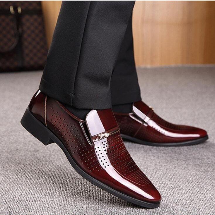 正規激安 シューズ ビジネスシューズ メンズ メッシュシューズ 革靴 パンプス 夏 靴 ビジネスシューズ メンズ メッシュシューズ 革靴 パンプス 夏 靴 通気性 フォーマル オフィス 仕事 サラリーマン 結婚式 紳士靴 2色 全店2点